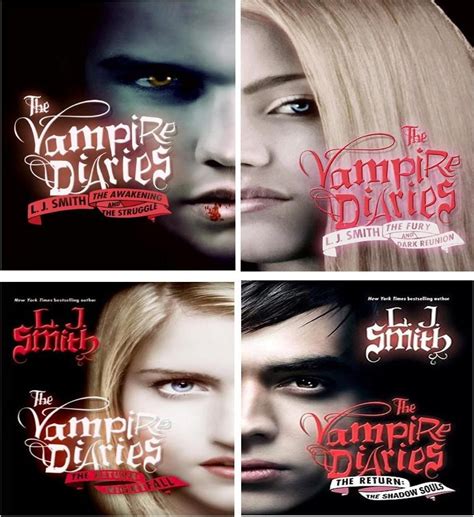 The Vampire Diaries By L J Smith Books Were Made In To A Television
