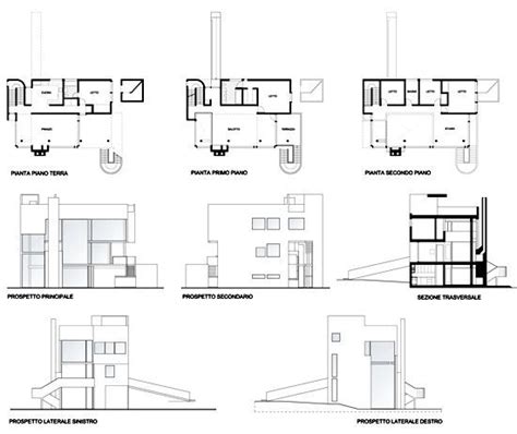 Smith House Richard Meier Plans Arsitektur