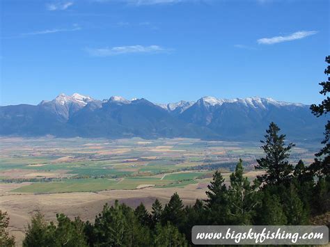 The Mission Mountains As Seen From The National Bison Range