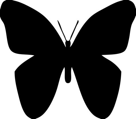 49 Butterfly Silhouette Clip Art ClipartLook