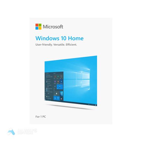 Windows 10 Home Always Software