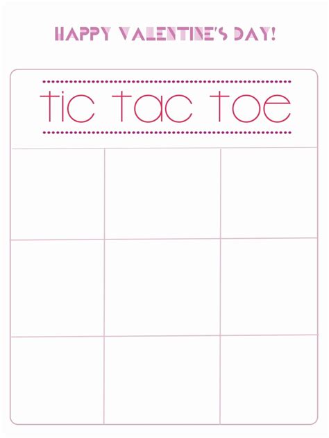 Tic Tac Toe Printable Sheets Printable Word Searches