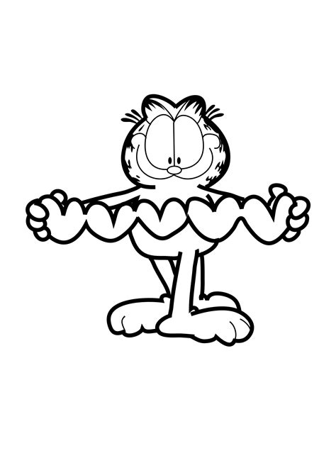Garfield Is In Love Coloring Page Dibujos Para Colorear Páginas Para