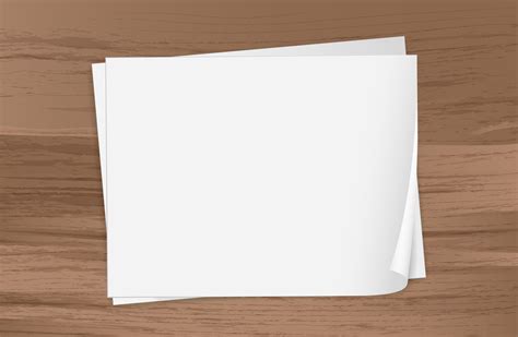Blank Paper Vector Art Icons And Graphics For Free Download