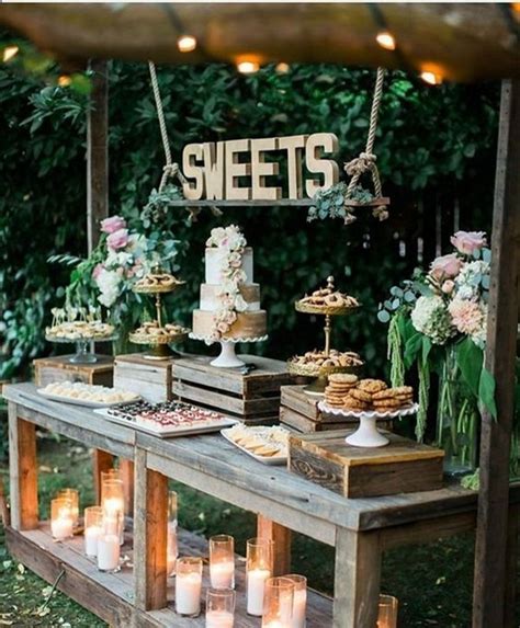 20 Rustic Wedding Dessert Table Display Ideas Page 2 Of 2 Hi