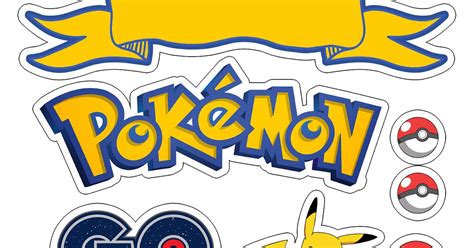 Pokemon Free Printable Cake Toppers Oh My Fiesta For Geeks