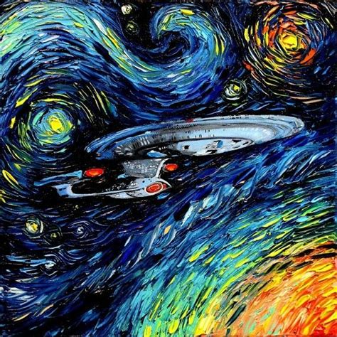 Pin By Elliona Heart On Art With Images Star Trek Painting Star