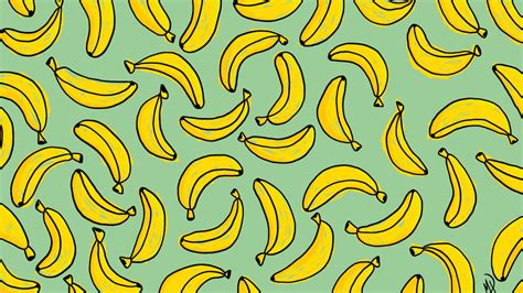 Banana Desktop Wallpaper by megsneggs on DeviantArt Ảnh tường cho