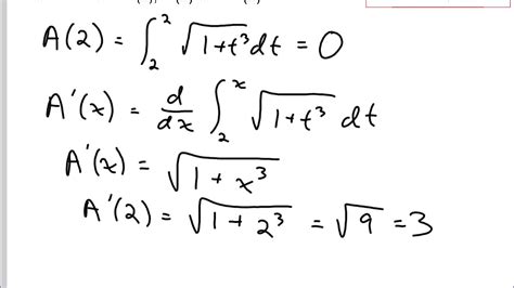23 24 A Fundamental Theorem Of Calculus Part I Examples Youtube