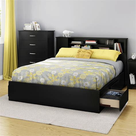 Platform beds are great for saving on space or for adding extra storage. Fusion Queen Storage Platform Bed | Platform bed, Bed ...