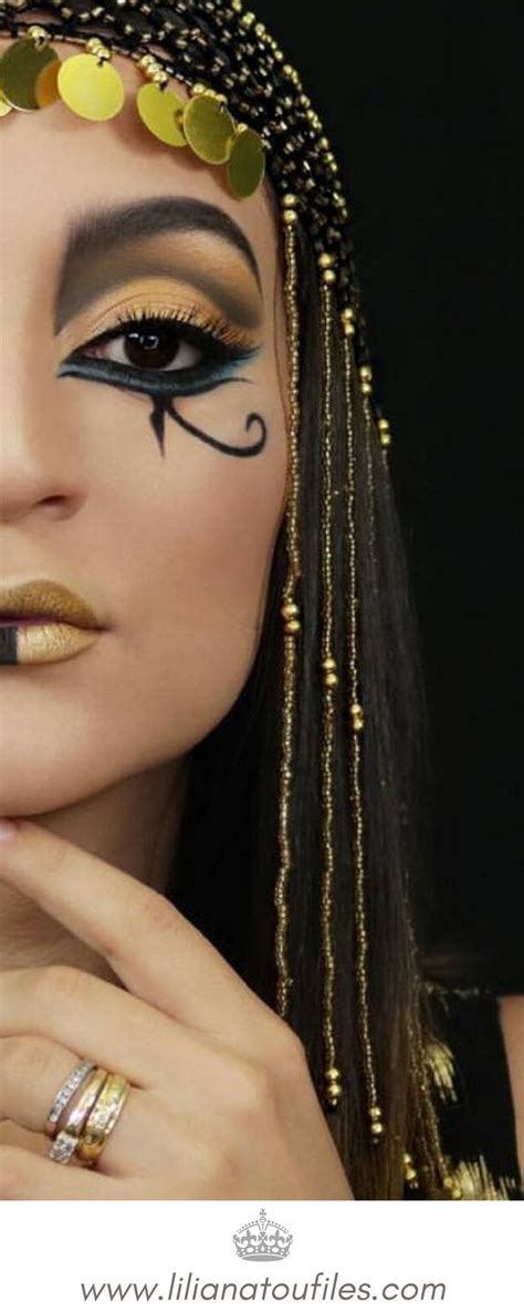 Cleopatra Halloween Look Cute Halloween Makeup Cleopatra Makeup Halloween Makeup Looks