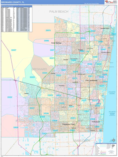 Broward County Area Map State Map Images And Photos Finder