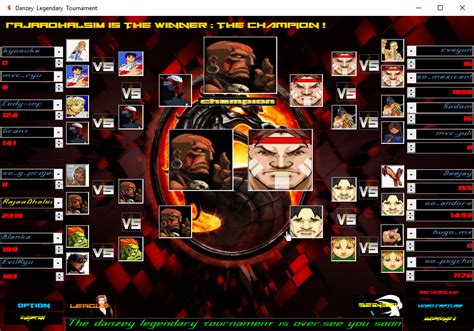 The Mugen Fighters Guild Danzey Legendary Tournament 2 Ultimate