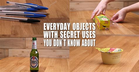Everyday Objects with Secret Uses | Everyday objects, Objects, Secret