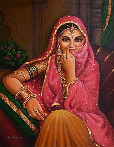 Indian Queen Painting Lady Portrait World Famous Art Wall Art Etsy Uk