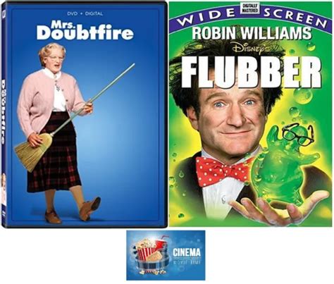 Robin Williams Comedy Double Feature Flubber And Mrs Doubtfire 2 Dvd Set