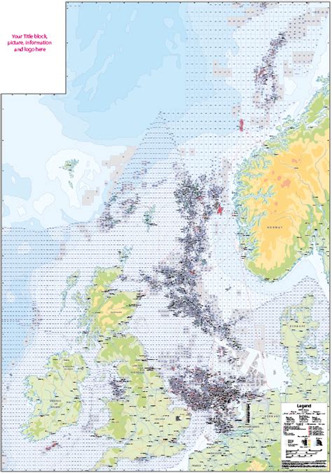 The North Sea Oil And Gas Activity Map Personalised Cosmographics Ltd