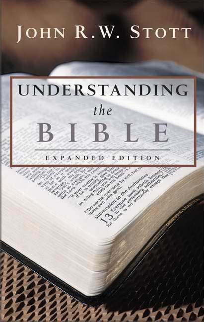 Understanding The Bible By Dr John Rw Stott Free Delivery At Eden