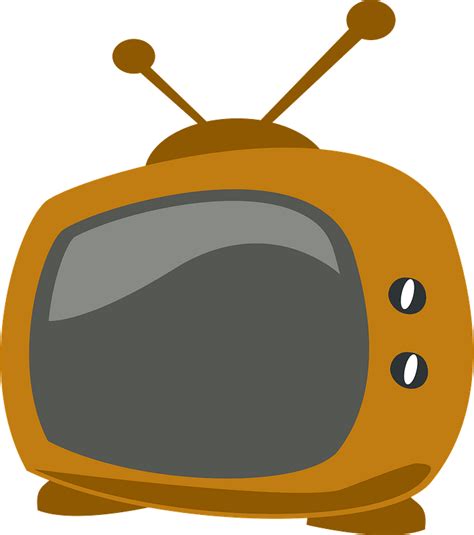 Old Fashion Tv Clipart Image