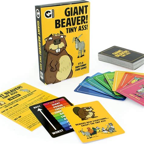 Giant Beaver Tiny Ass Card Game Adult Card Game — Perpetual Kid