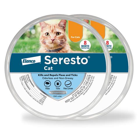 Seresto Elanco Vet Recommended Flea And Tick Prevention Collar For Cats