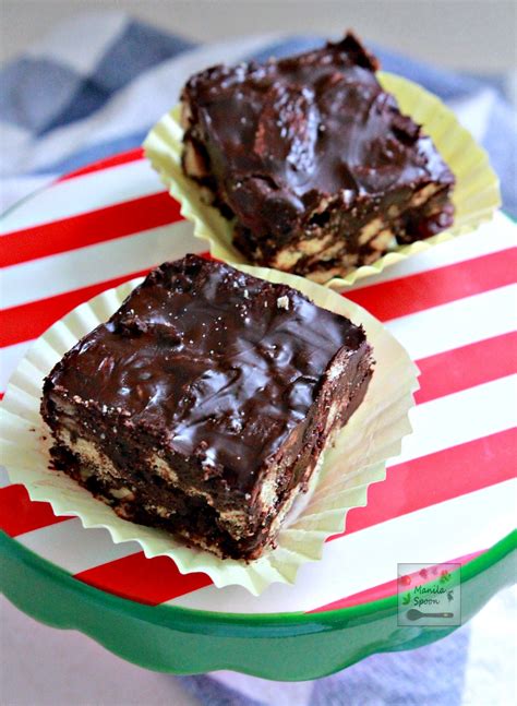 Cool for 1 hour or until cool and spreadable. Chocolate Tiffin - Manila Spoon