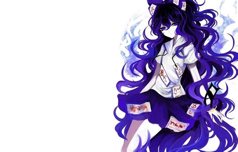 Anime Girls Purple Hair Gamer Wallpapers Wallpaper Cave