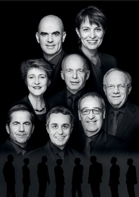 Pas d'écologiste au conseil fédéral. La nouvelle photo officielle du Conseil fédéral, avec...