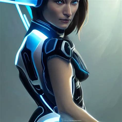 Ultra Realistic Illustration Olivia Wilde As Tron Stable Diffusion