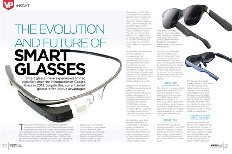 The Evolution And Future Of Smart Glasses Visionplus Magazine