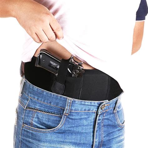 Ultimate Neoprene Concealed Carry Belly Band Holster Fits Gun Glock