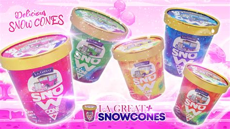 La Great Snow Cones Tasty Snow Cones Flavors In The Freezer Department