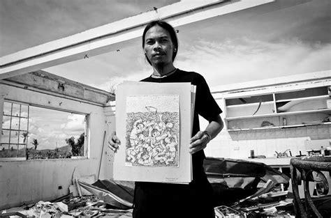 Painting Keeps Tacloban Artist Dante Enage Alive After Yolanda Leyte Samar Daily News