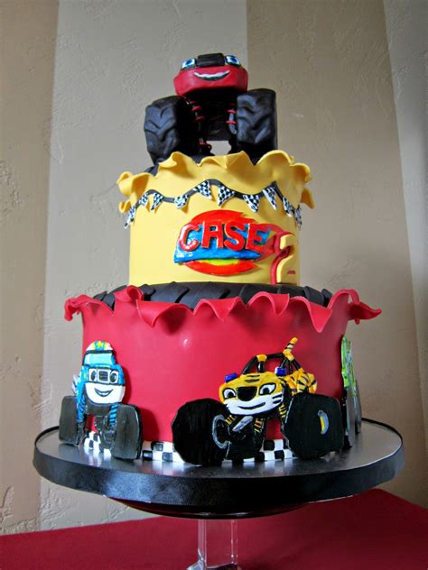 Delectable Cakes Blaze And The Monster Machines Birthday Cake