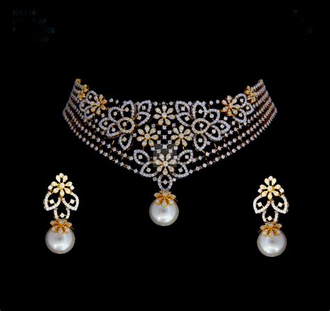 Hit the streets in style with our latest choker necklace that you can't resist. Diamond Necklace - Bridal Wear Diamond Necklace set ...