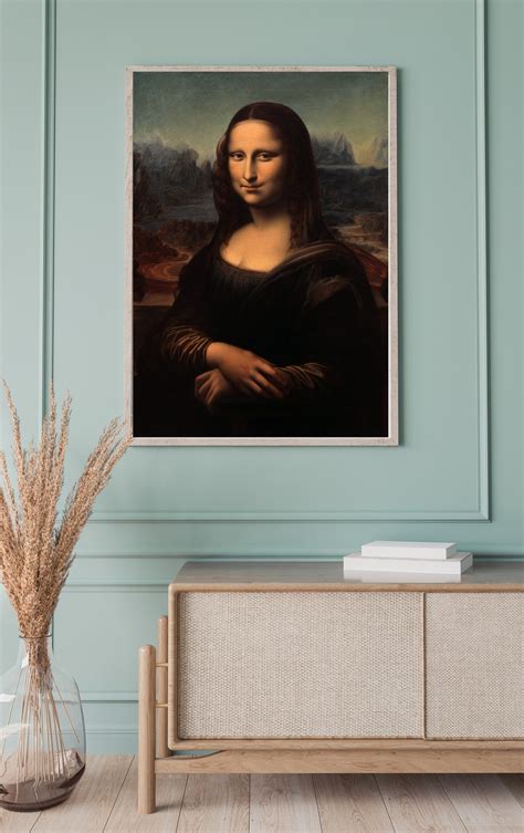 Mona Lisa Poster Painting By Leonardo Da Vinci 15031516 Etsy