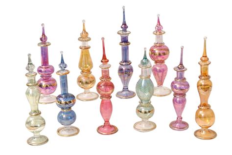 Buy Craftsofegypt Genie Blown Glass Miniature Perfume Bottles For