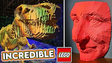 100 Incredible Lego Sculptures 2023 Art Of The Brick Full Walk Through