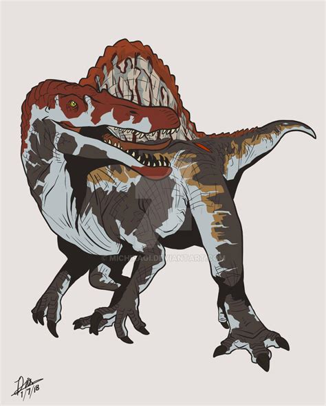 Spinosaurus Jurassic Park 3 Jurassic World By Michiragi On Deviantart