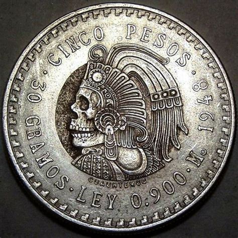 √ Peso Mexicano Valor De Monedas Antiguas Mexicanas De Plata Cachos E