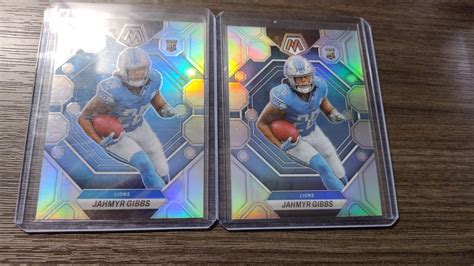 Panini Mosaic Jahmyr Gibbs Silver Prizm Rc Rookie Card Detroit Lions Ebay