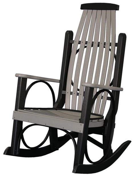 Luxcraft Poly Grandpas Rocker Patio Rocking Chairs Amish Outdoor