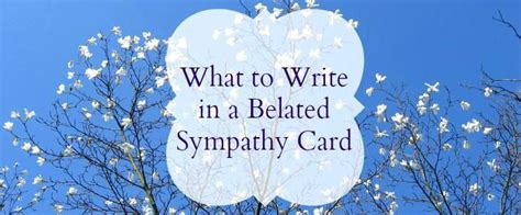 Belated Sympathy Card Messages Words Of ... | Sympathy card sayings, Sympathy cards, Words for ...