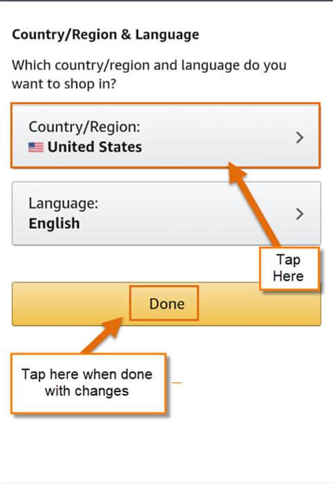 'i only did this as a joke, and now i'm stuck browsing amazon in spanish! Change Language Settings On Amazon Android App | Daves ...