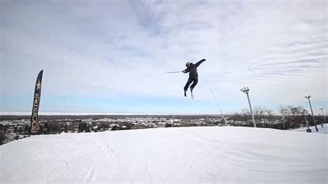 Ski Jumper Ends Up On Back YouTube