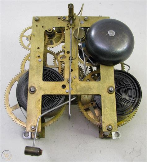 Antique Sessions Mantel Shelf Clock Movement Parts Repair 1927715148