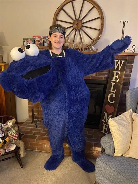 Cookie Monster Halloween Costume Adults