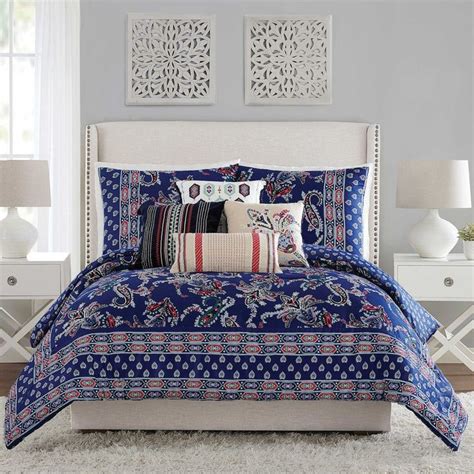 Vera bradley romantic reversible comforter set. Vera Bradley Romantic Paisley Comforter Set | Paisley ...