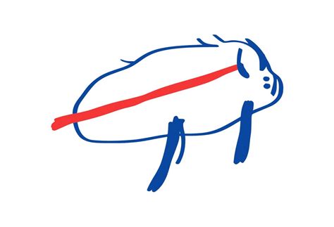 Josh Allen Buffalo Bills Drawing Logo Vinyl Decal Sticker | Etsy in 2021 | Vinyl decals, Bills