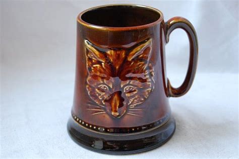 Original Vintage Sylvac Pottery Fox Cup Mug 1950s Etsy Pottery